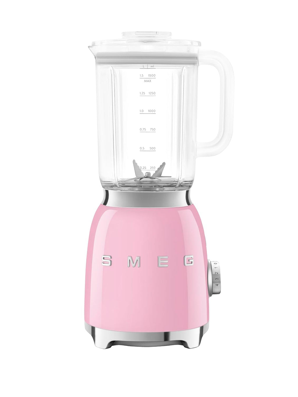 Retro Blender 1.5L 800W 4 Speed 3 Programs White